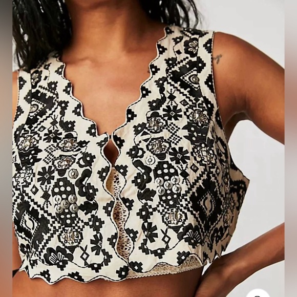 NWT Free People Marigold Vest - Picture 2 of 7